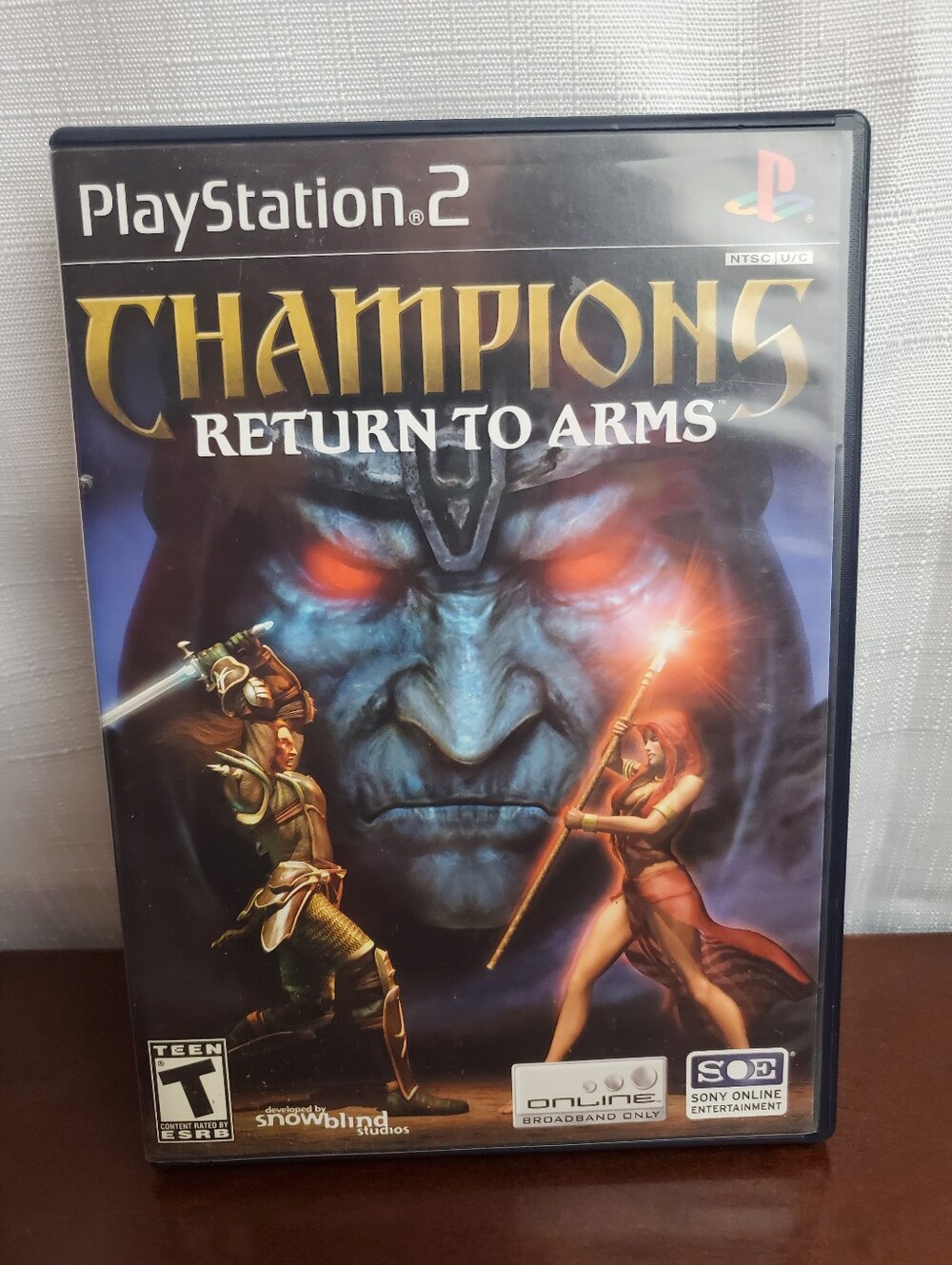 Champions: Return to Arms (Sony PlayStation 2, 2005)- No Manual